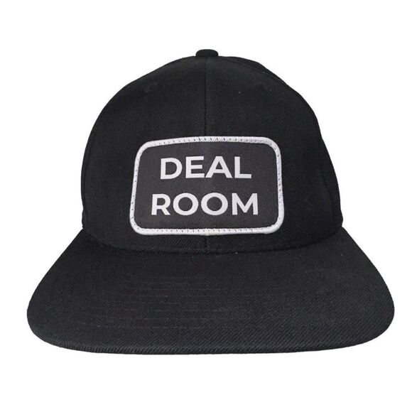 Yupoong The Classics "Deal Room" Snapback Hat Black Adjustable OS - Picture 1 of 7